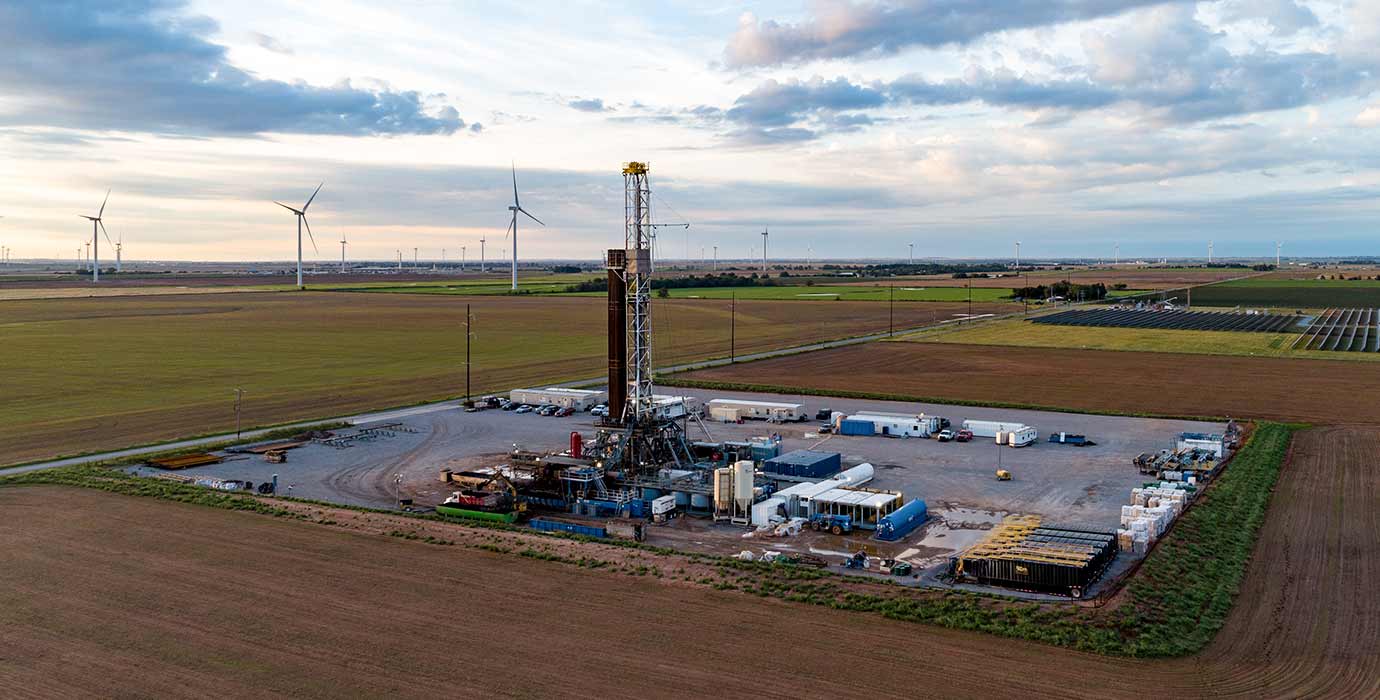 A Blue Mountain Midstream operations facility